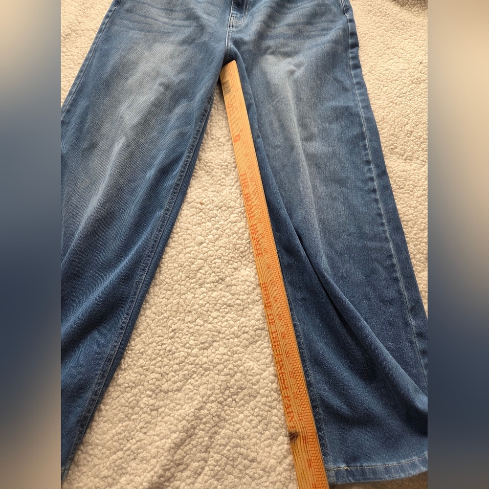 HALARA Wide Large Jeans in Denim Blue - Picture 3 of 7